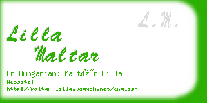 lilla maltar business card